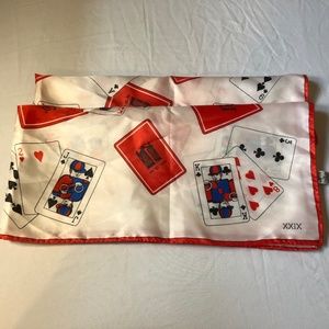 Vintage “21 Club” Scarf - Playing Cards